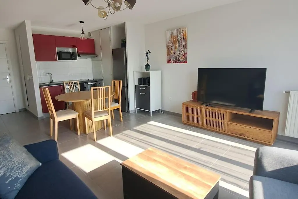 Apartment T2 Charmant, Spacieux Parking Prive Tram Et Metro Toulouse France